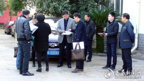 图为市发改委联合相关部门检查验收项目