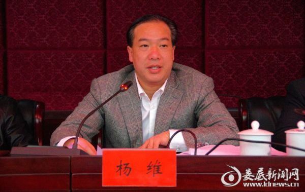 市发改委党组书记、拟任主任杨维做工作报告