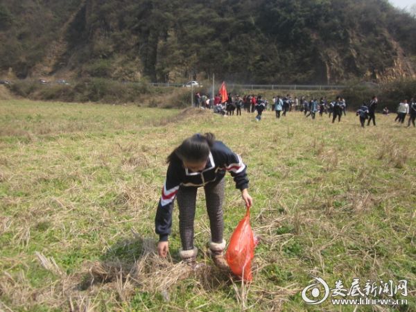 把垃圾捡干干净