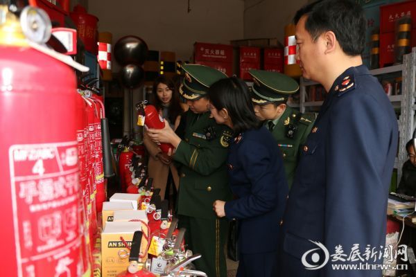 双峰消防检查现场