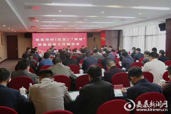 娄底市召开村（社区）“两委”换届选举工作推进会