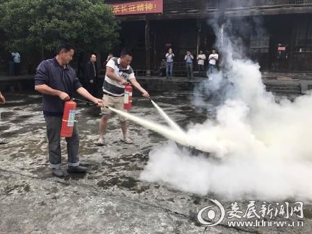 正式演练现场