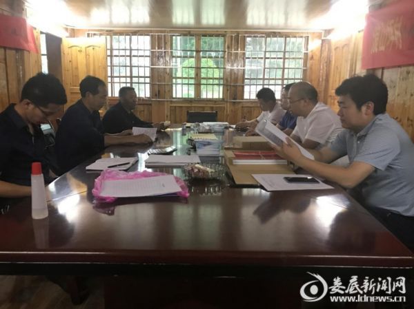邓伟一行在浪山坪村督查指导脱贫攻坚