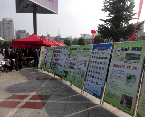 爱国卫生月广场宣传活动六（宣传展板一区）