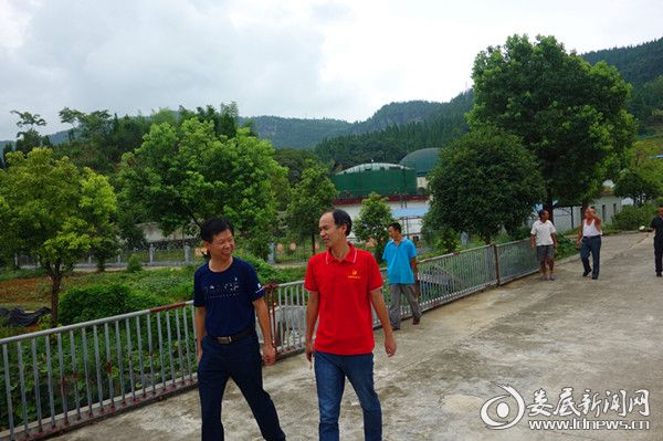 在广益农业开发集团股份公司检查沼气安全