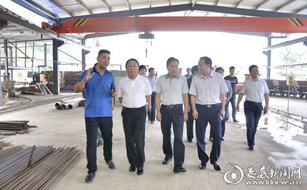 （谢志雄一行督查湖南省玉坤矿业集团有限公司安全生产工作）