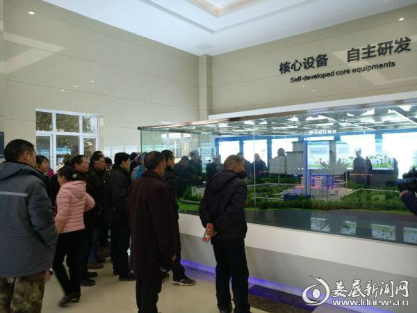 村民代表参观益阳垃圾焚烧发电厂