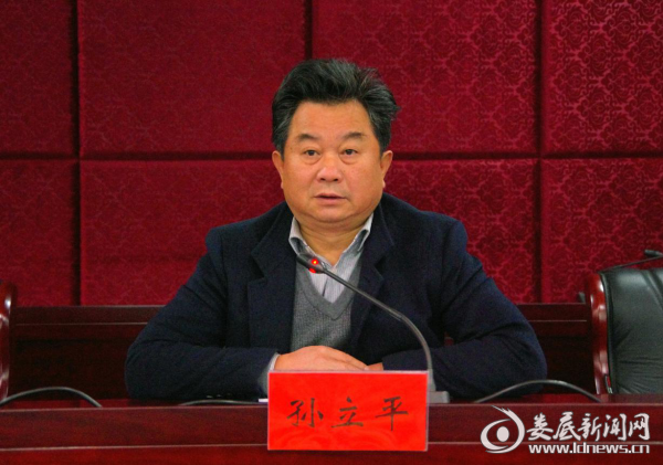 市发改委党组副书记、副主任孙立平主持会议