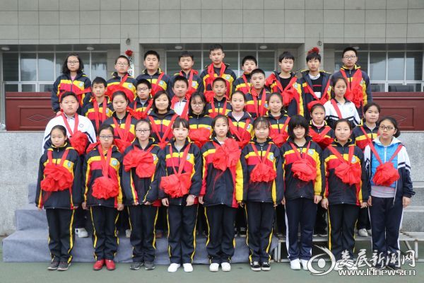 初中部表彰的学习标兵