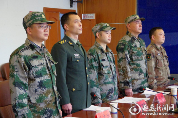 娄星区武装部、娄底市发改委相关领导参加整组点验活动