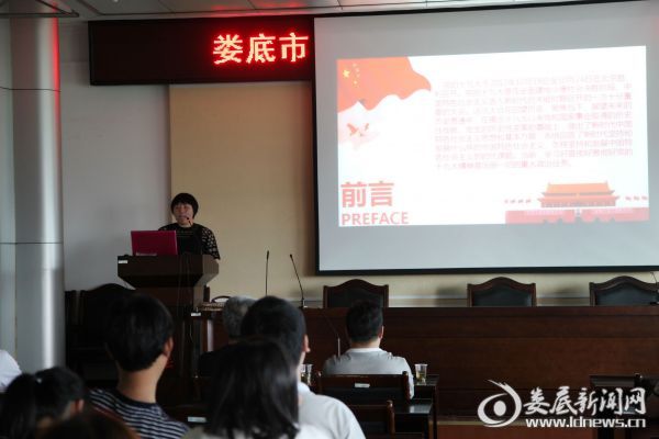 图为微宣讲比赛现场 翟婧媛摄