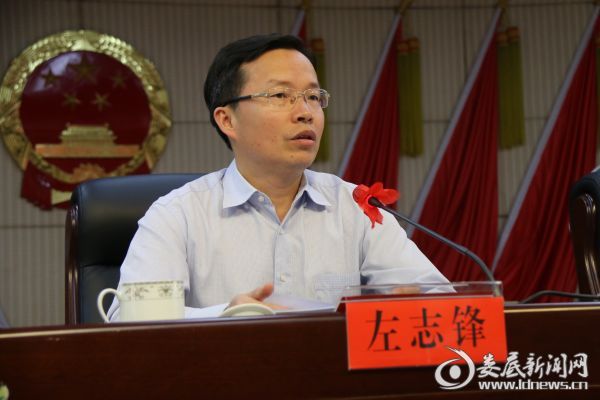 县委副书记、县长左志锋讲话