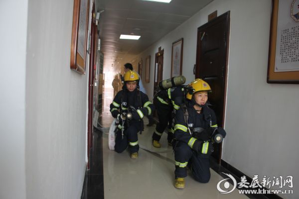 （演练现场）
