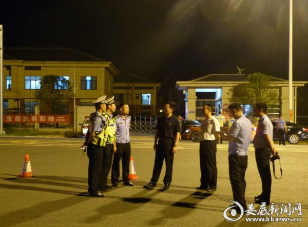 唐煌在布置毒驾查缉工作