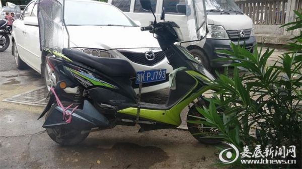 （巡特警支队成功找回一台被盗电动摩托车）