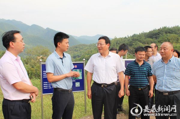 （华学健先后实地察看了双江乡洪山水库加固工程和洪家山旅游厕所项目建设情况）