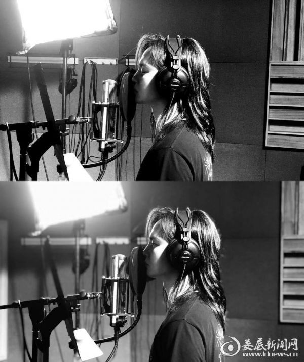 尹正录制《原生之罪》主题曲 工作室万圣节“发糖”