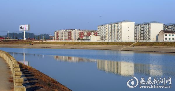 市本级涟水河城市防洪堤 (建设后)