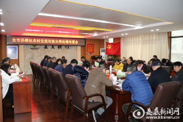 生活垃圾处理布置会1