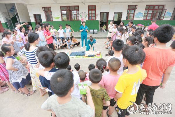 （心肺复苏培训现场）