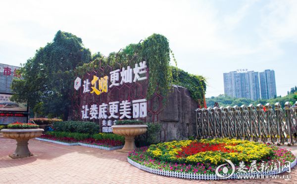 石马公园国庆花展区