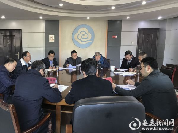 图为娄底市气象局党组召开“不忘初心、牢记使命”专题民主生活会 蒋源摄