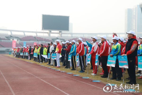 （2019年首届“中国体育彩票”全国城市高智尔球邀请赛开幕式现场）