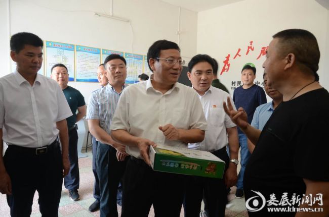 （华学健在铜梁村实地调研脱贫攻坚挂牌督战工作开展情况）