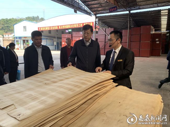 （刘非先后前往三科竹业、中南神箭、海人家私等楠竹加工企业生产现场参观，详细了解企业生产经营情况2）
