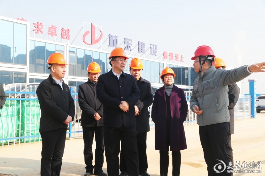 在娄星区调研爱派尔项目建设