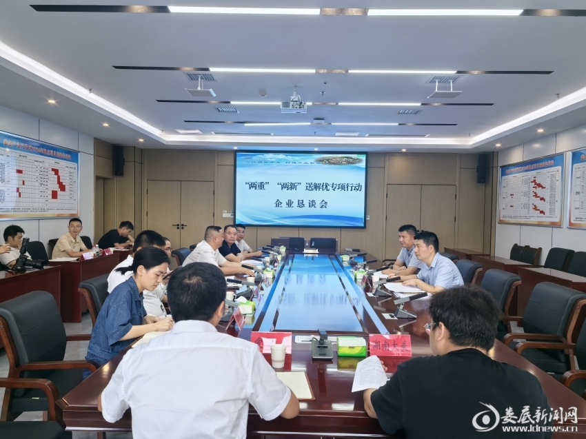 （工作组召开企业恳谈会）