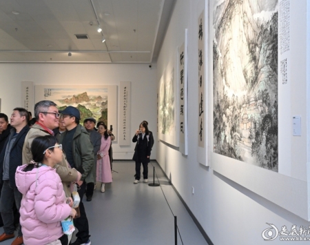 组图丨“娄风底韵”——“娄底名景名人名联”株山艺社主题创作展举行