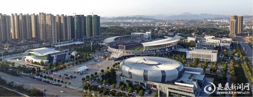 娄底市体育中心鸟瞰