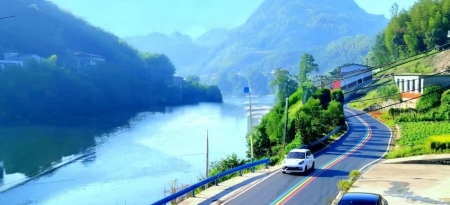 驶向诗和远方！湖南双峰溪口路：一条“会讲故事”的最美农村路