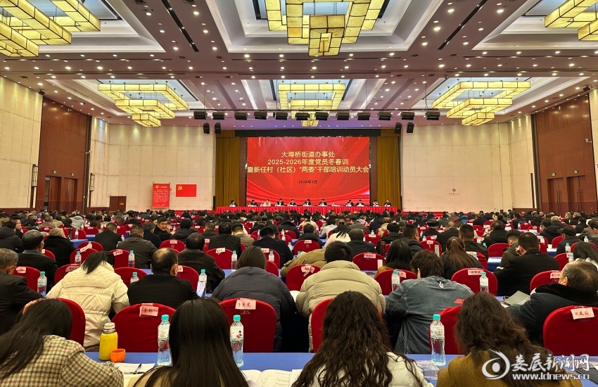 大埠桥街道启动2025-2026年度党员冬春训会场