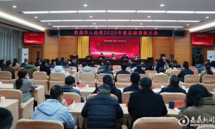 聚焦主责主业 精准发力提质 娄底人社系统召开2025年度总结表彰大会