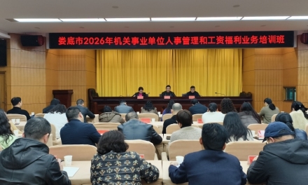 强基赋能促规范 提质增效优服务 娄底人社开展人事干部业务培训