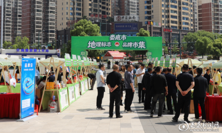 搭建“娄”字号优质产品展示与交易的平台 娄底市开展首届地理标志品牌市集活动