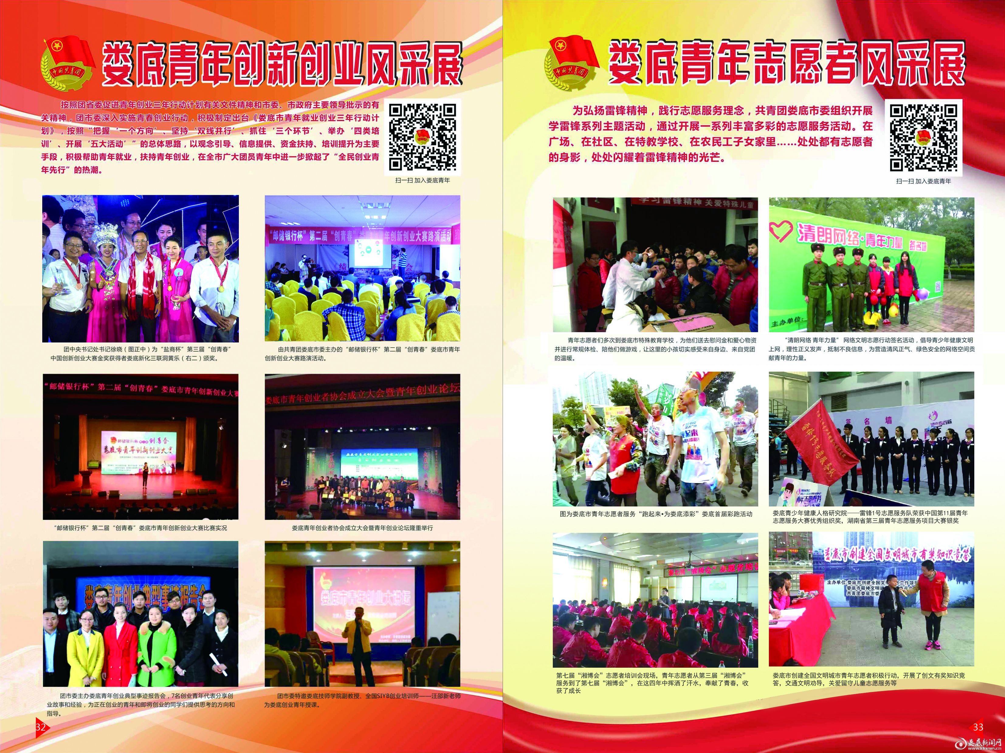 娄底市青年创业、志愿者风采