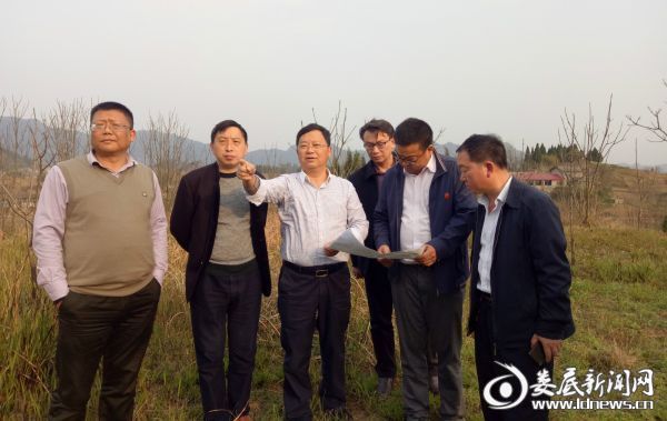 新化县人大领导调研娄底春田机场大道建设前期工作