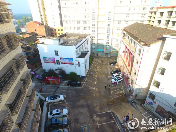 青树坪镇机关院落专项整治工作卓有成效