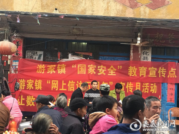 游家镇扎实开展"国家安全法"和"网上信访五周年"联合宣传活动