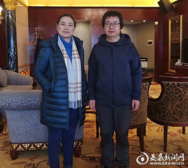 涟源市委常委,宣传部长梁育清与杨海潮先生