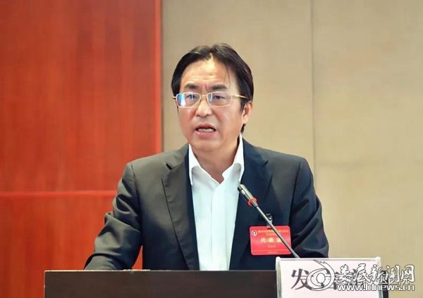 谭华清代表医院党委,行政作了《娄底市中医医院工作报告》;林波代表