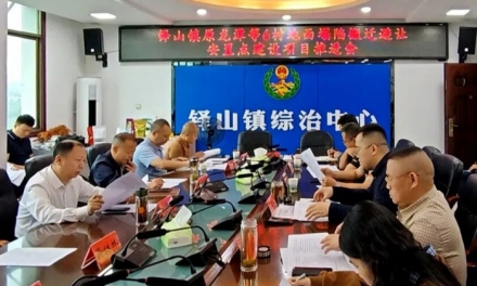 冷水江市人大常委会领导调度安置点建设项目