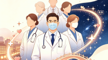 AI海报丨七夕邂逅医师节：巧“手”护健康  爱心拥星河