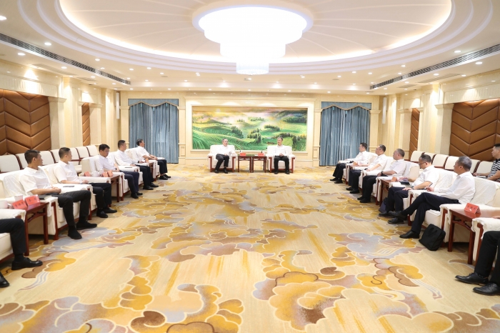 曾超群何朝晖会见湖南能源集团董事长李勇一行
